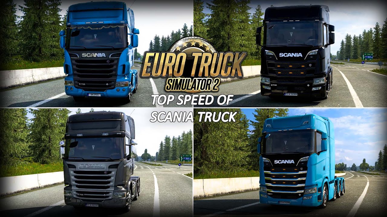 🚛Euro Truck Simulator 2 | Scania Top Speed Test 🏁