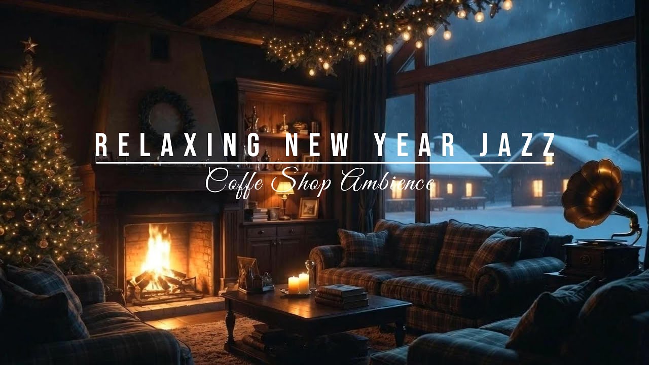 Relaxing New Year Jazz 🎷: Chill Coffee Shop Vibes for a Perfect Start!