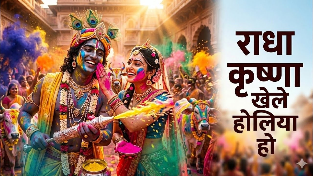 #video पारंपरिक होली गीत 2026 || राधा कृष्ण खेले होलिया हो || #Bhakti Holi Geet || Anita lok geet