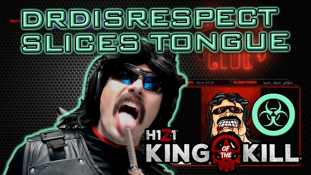 DR DISRESPECT SLICES TONGUE | STREAM HIGHLIGHTS 11/21/16 | H1Z1:KOTK