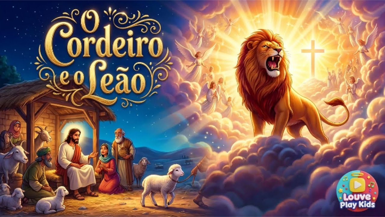 🦁 O LEÃO RESSUSCITOU! | O Cordeiro e o Leão | Coral de Crianças 🫧 - Louve Play Kids ✨