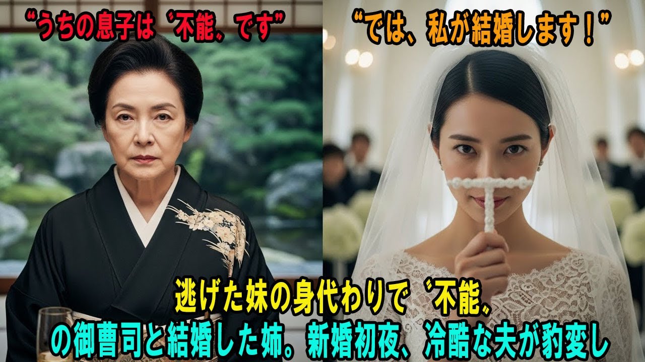 逃げた妹の身代わりで”欠陥”のある大富豪と結婚。しかし、夫婦となった初日に彼が明かした”秘密”に絶句…「実は俺…」#感動の物語 #AIストーリー