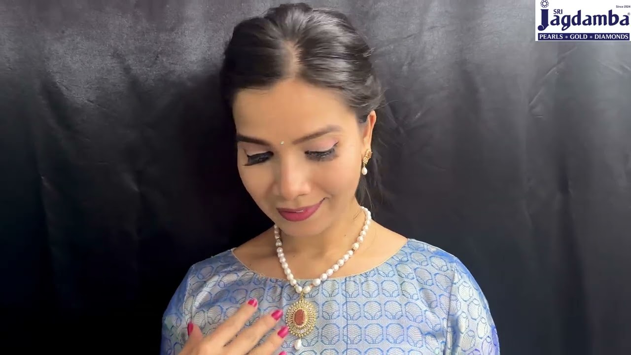Opal Pearl Necklace Set | Sri Jagdamba Pearls