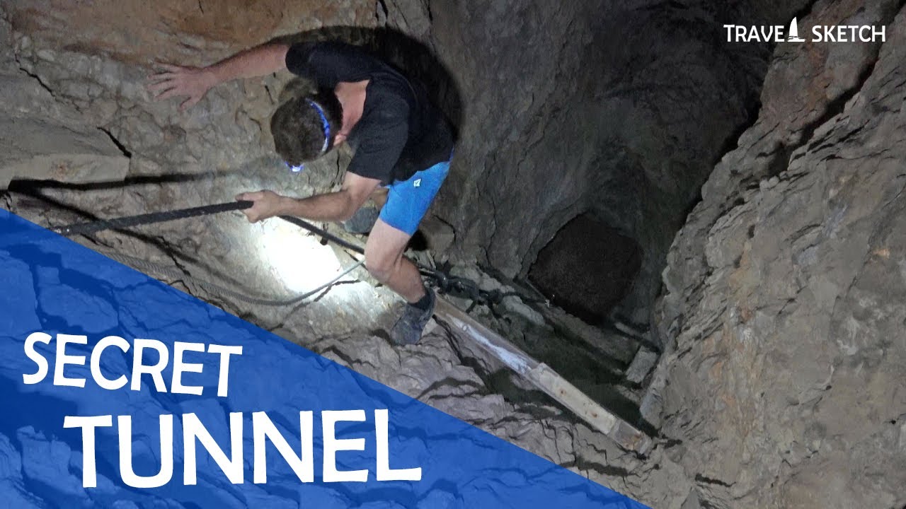 Exploring Abandoned War Tunnels Accessible Only by Verticle Shaft