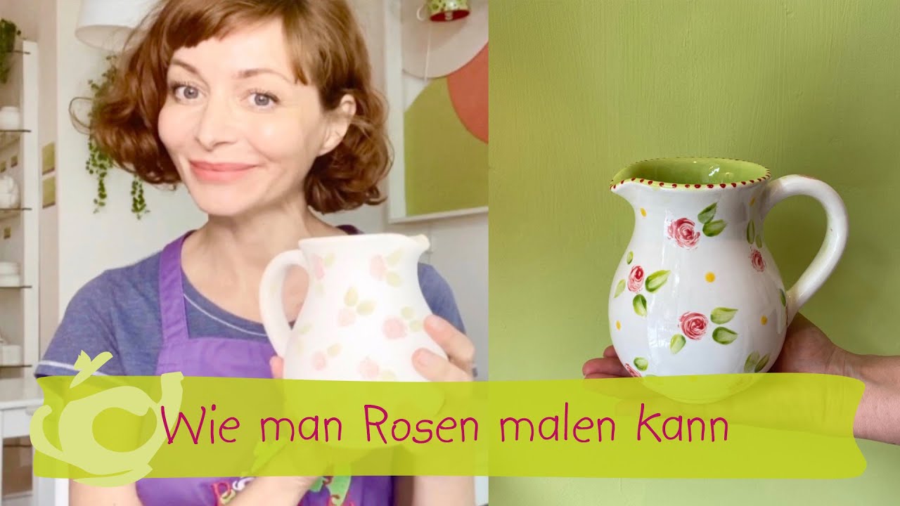 Wie du ganz einfach Rosen malen kannst.