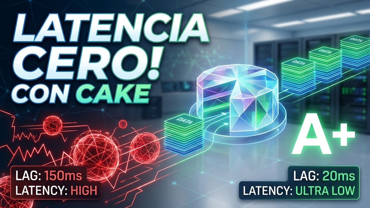 Baja la Latencia con Cake!!