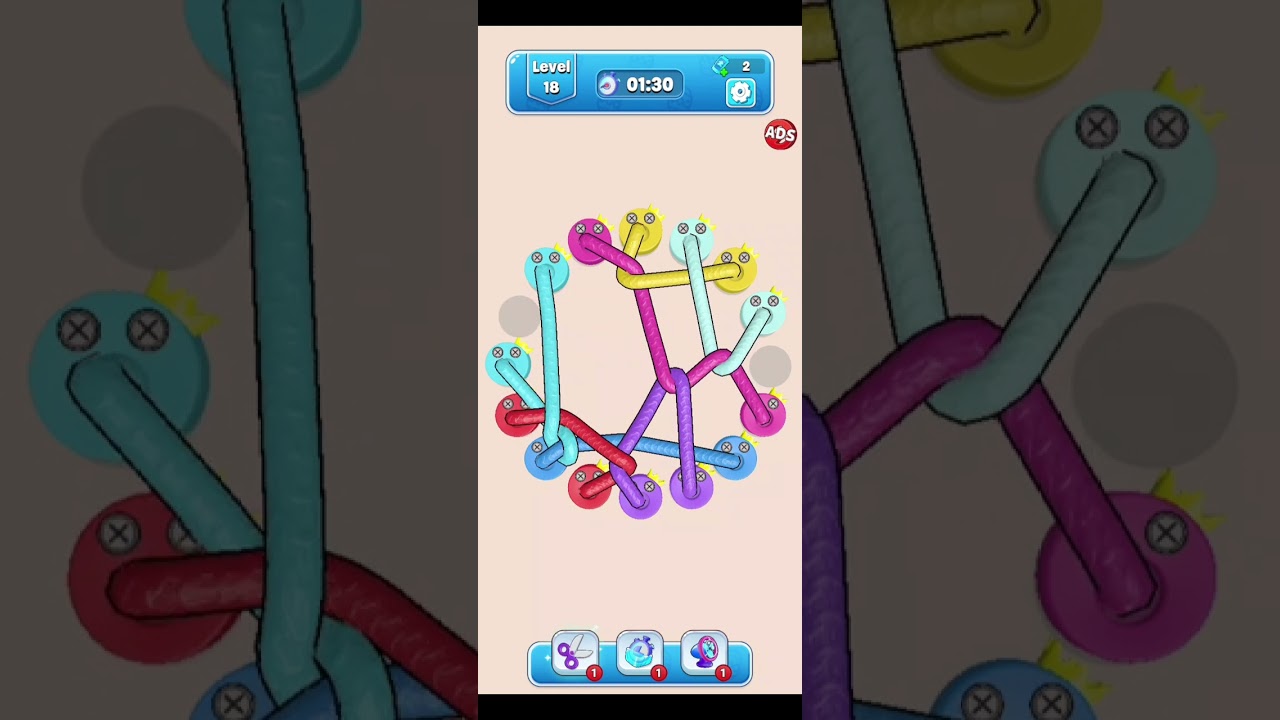 Level 18 - Twisted Rope 3D Walkthrough