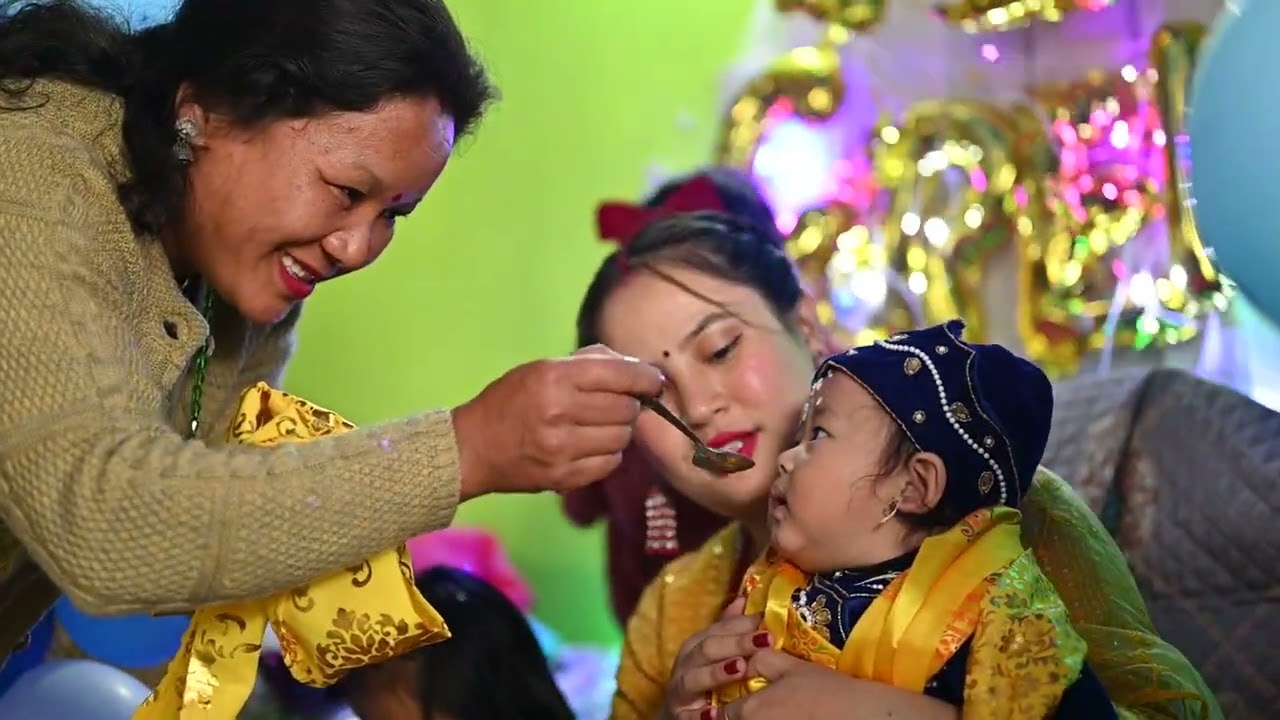 Weaning ceremony|rice feeding ceremony|onchhang tamang on 16/1/2023