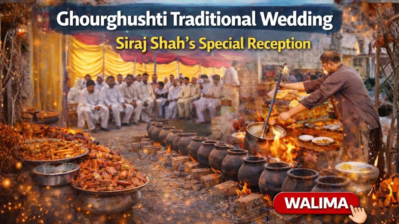 Traditional wedding walima Katwa special 20/04/2024 غورغشتی