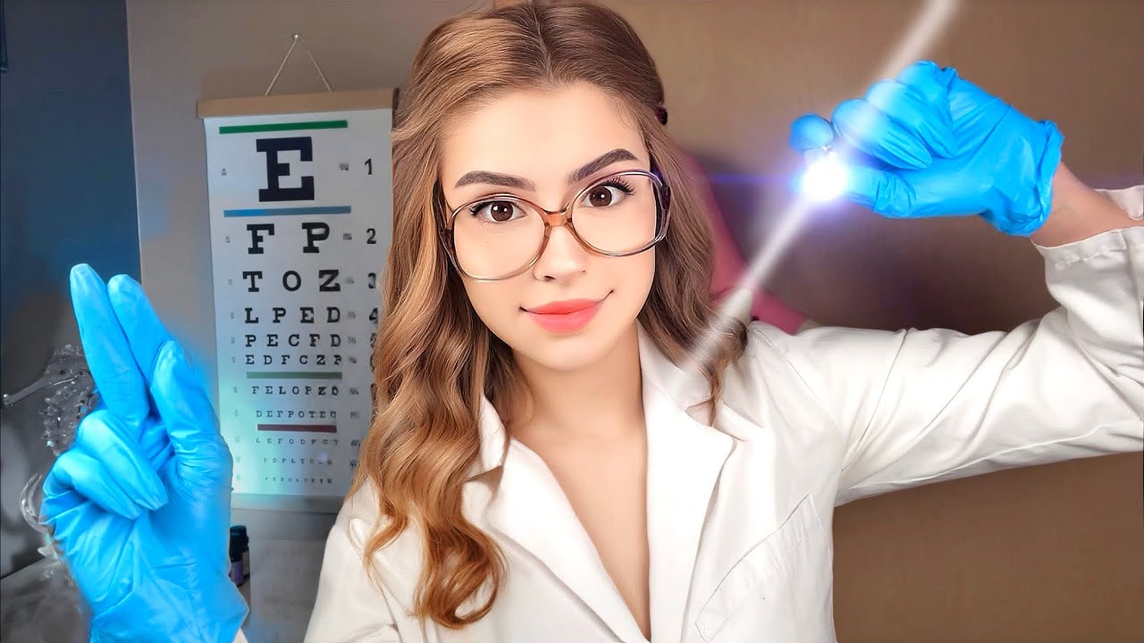 ASMR Eye Exam FAST and AGGRESSIVE 👓 UNPREDICTABLE Light Triggers, ASMR for SLEEP, CHAOTIC ⚡️