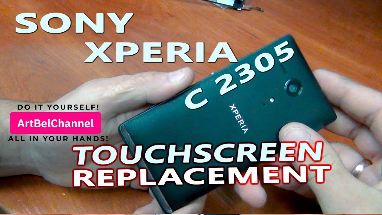 Sony Xperia C5302 - Disassembly and replacement of the touchscreen glass (How to) [Do it yourself]
