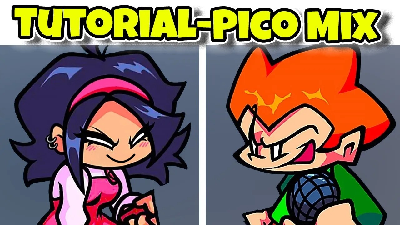 Friday Night Funkin' Vs Tutorial-Pico Mix  Pero Es Pico Y Nene (FNF Mod)