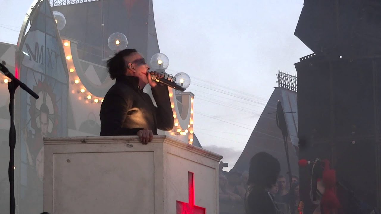 Marilyn Manson live at Gröna Lund, Stockholm, Cruci fiction In Space, 2015 06 10