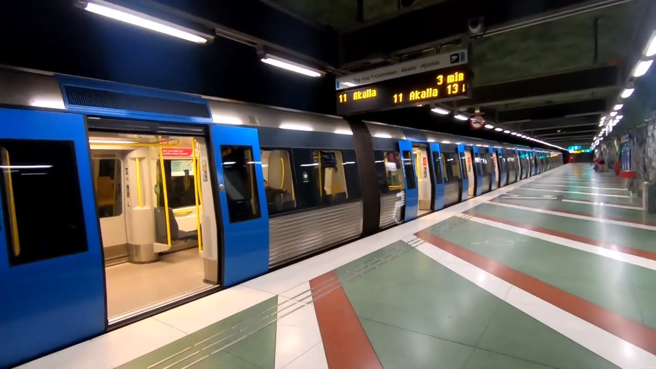 Stockholm Metro Ride - Kungsträdgården to T-Centralen | Sweden | 22/04/24