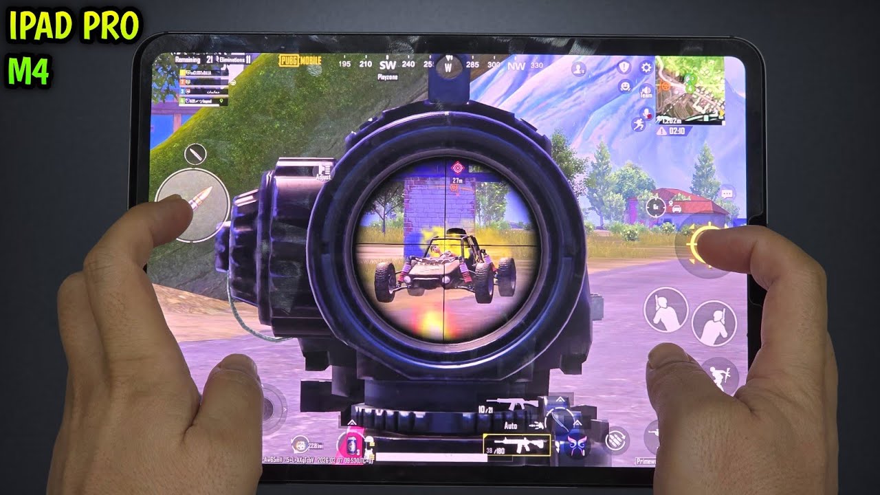 IPAD PRO M4 🔥  PUBG HANDCAM SMOOTH+ULTRA EXTREME 😍 PUBG TEST/ GAMEPLAY/ BEST SENSITIVITY/ FULL GYRO