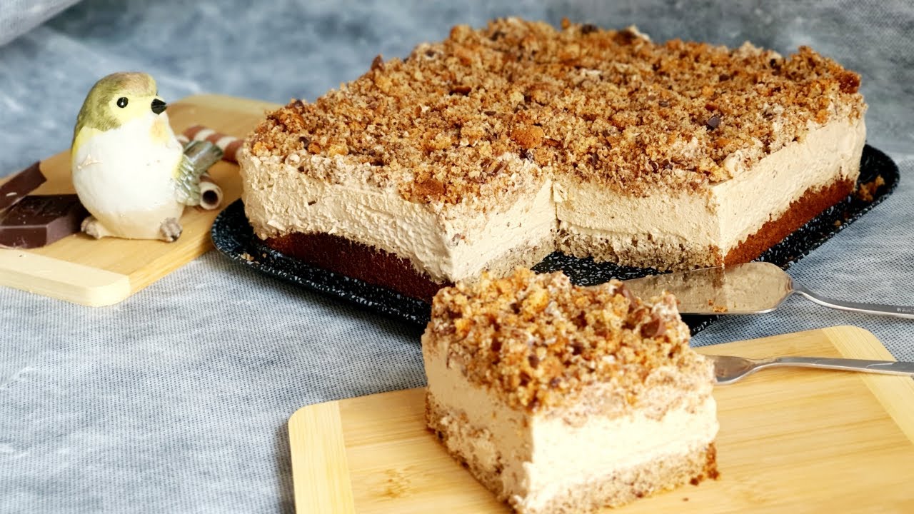 🔴 Арахисовый пирог и крем капучино🔴 Peanut cake and cappuccino cream