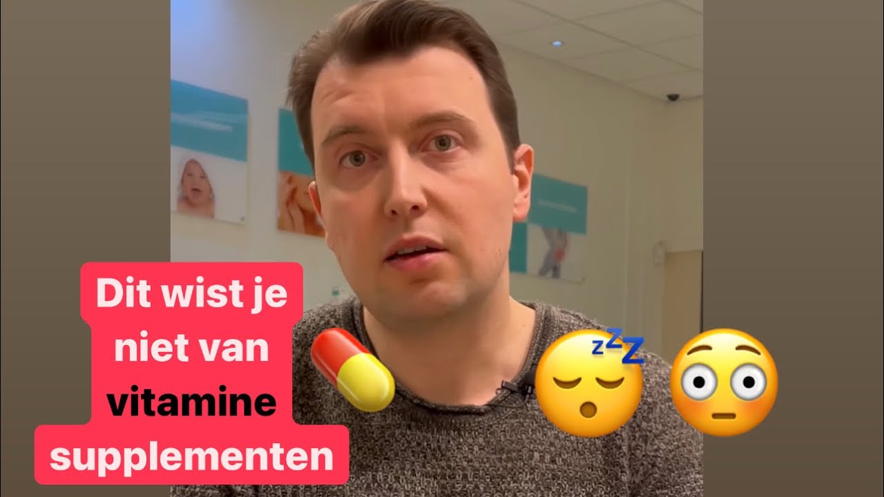 Vitamine supplementen verpesten je slaap! 😳