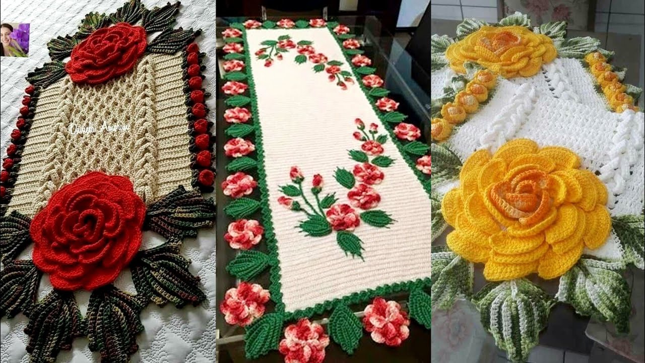 Mexican Style Crochet Table Mate Designs Patterns //Crochet Patterns Designs