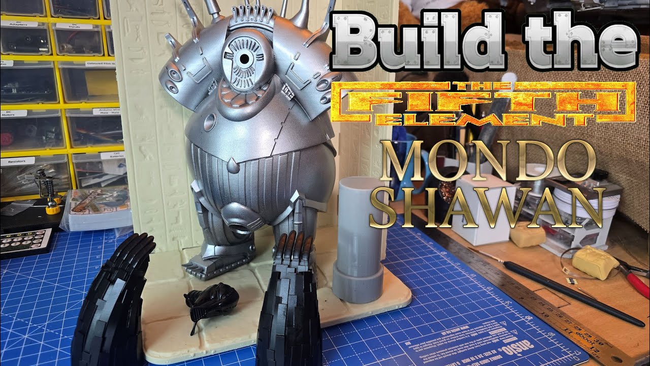 Постройте модель Мондошавана из фильма «Пятый элемент» в масштабе 1:8 — Cozmic Scale Models — Час...