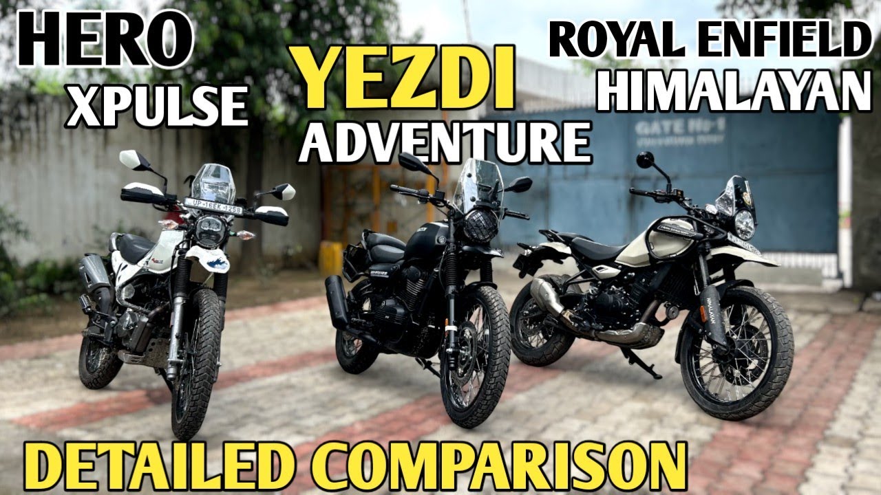 New Yezdi Adventure vs Royal Enfield Himalayan vs Hero Xpluse | महा मुकाबला? | PoweronTorque