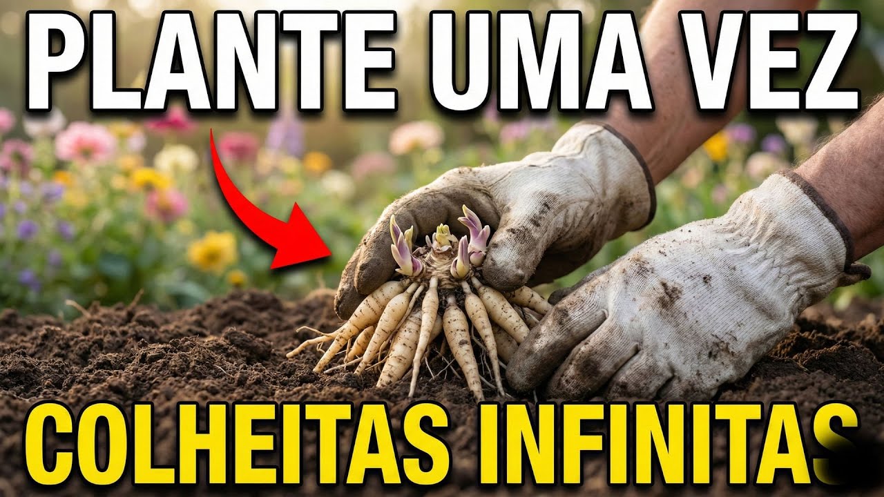 7 Plantas Medievais que Você Planta UMA VEZ e Colhe Pro Resto da Vida!