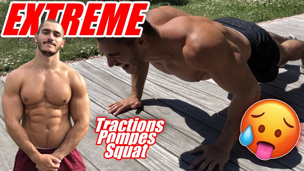 POMPES, TRACTIONS, SQUAT !! 🔥 CHALLENGE EXTREME