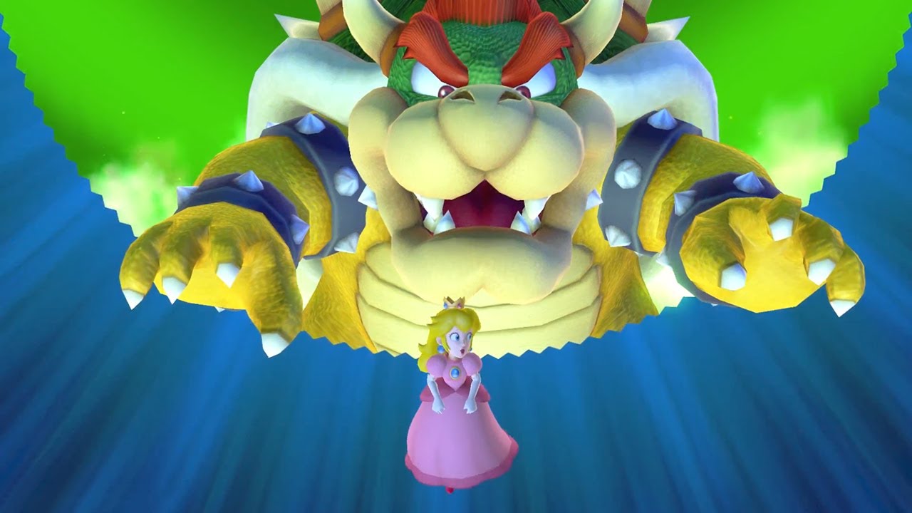 Mario Party 10 Whimsical Waters - Peach Vs Mario Vs Daisy Vs Luigi (Bowser Party)