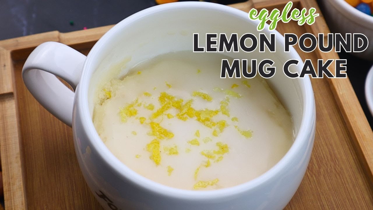 Lemon Pound Mug Cake in 90 Seconds | So Soft & Buttery You Won't Believe It's Microwave