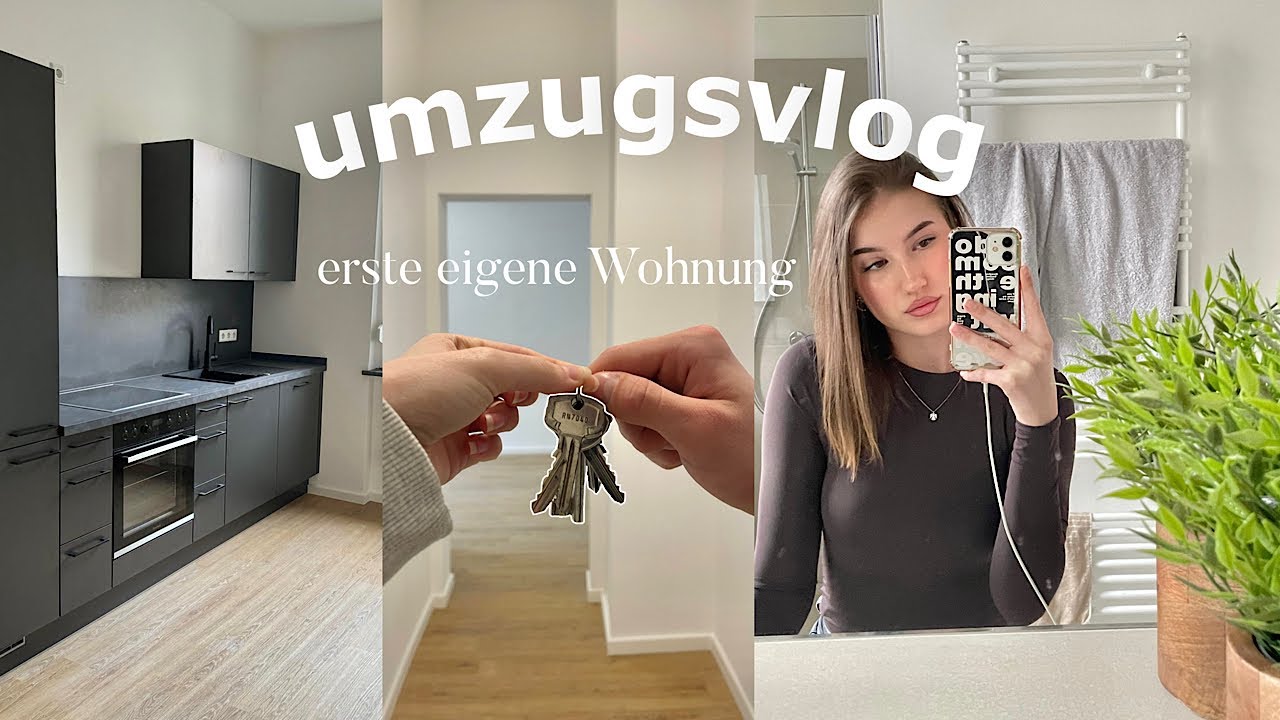 Umzugsvlog / erste eigene Wohnung - room tour, skin care routine, Studium