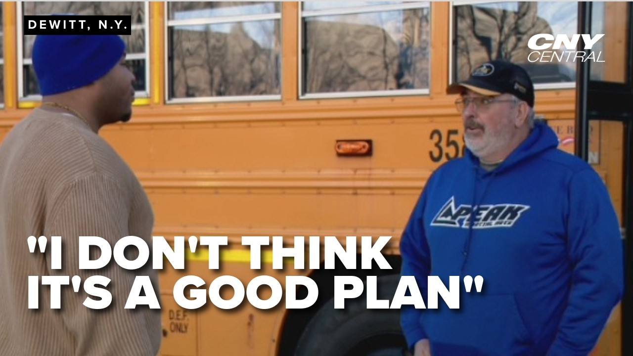 School bus driver says he does't think electric buses are a good idea