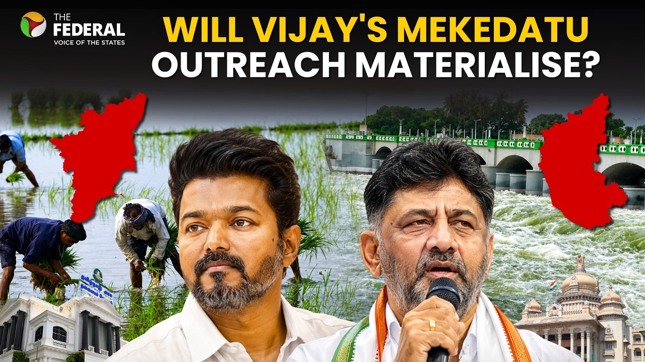 TN CM Vijay&rsquo;s high-stakes Karnataka visit &mdash; will direct talks end Cauvery crisis?