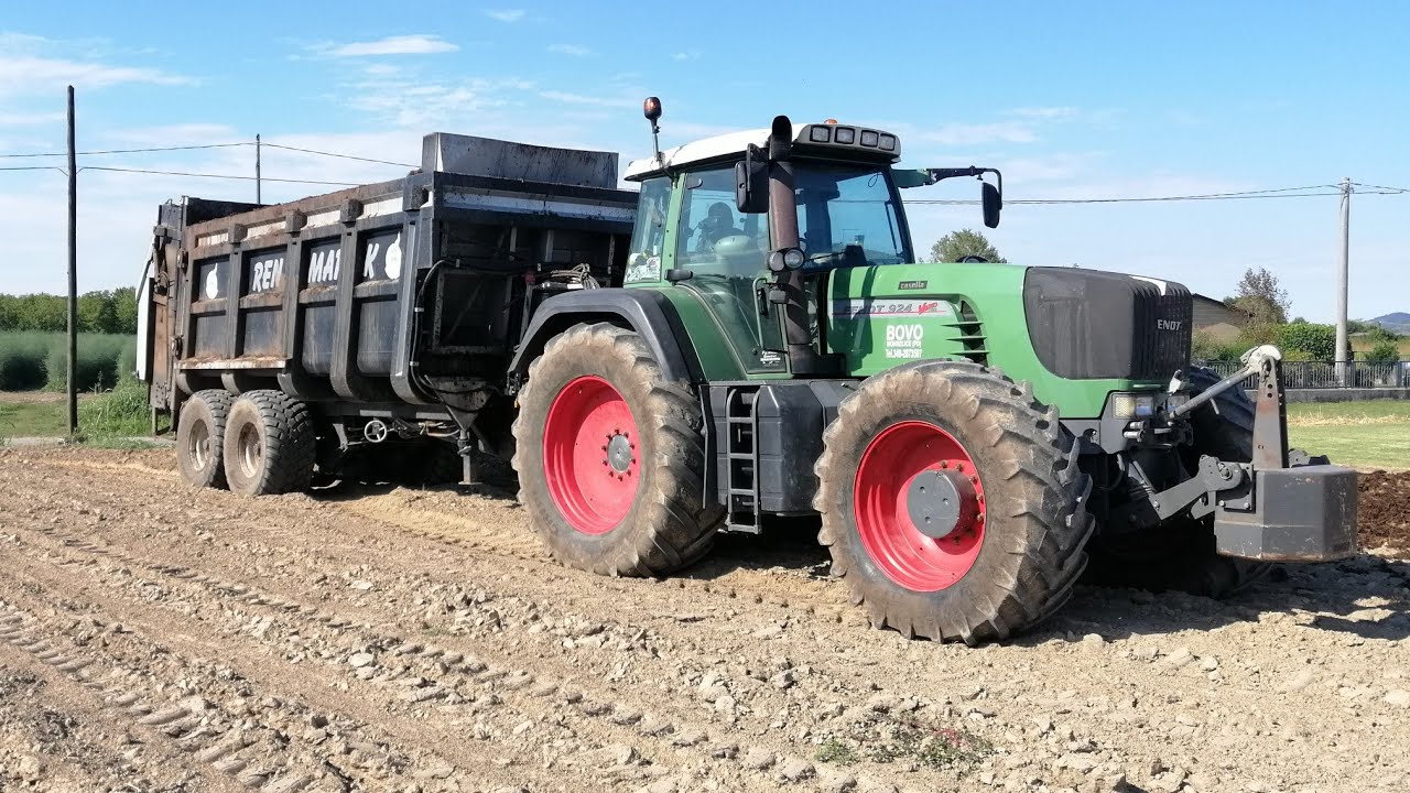 Fendt 924 Vario | Ren mark | Spargimento letame