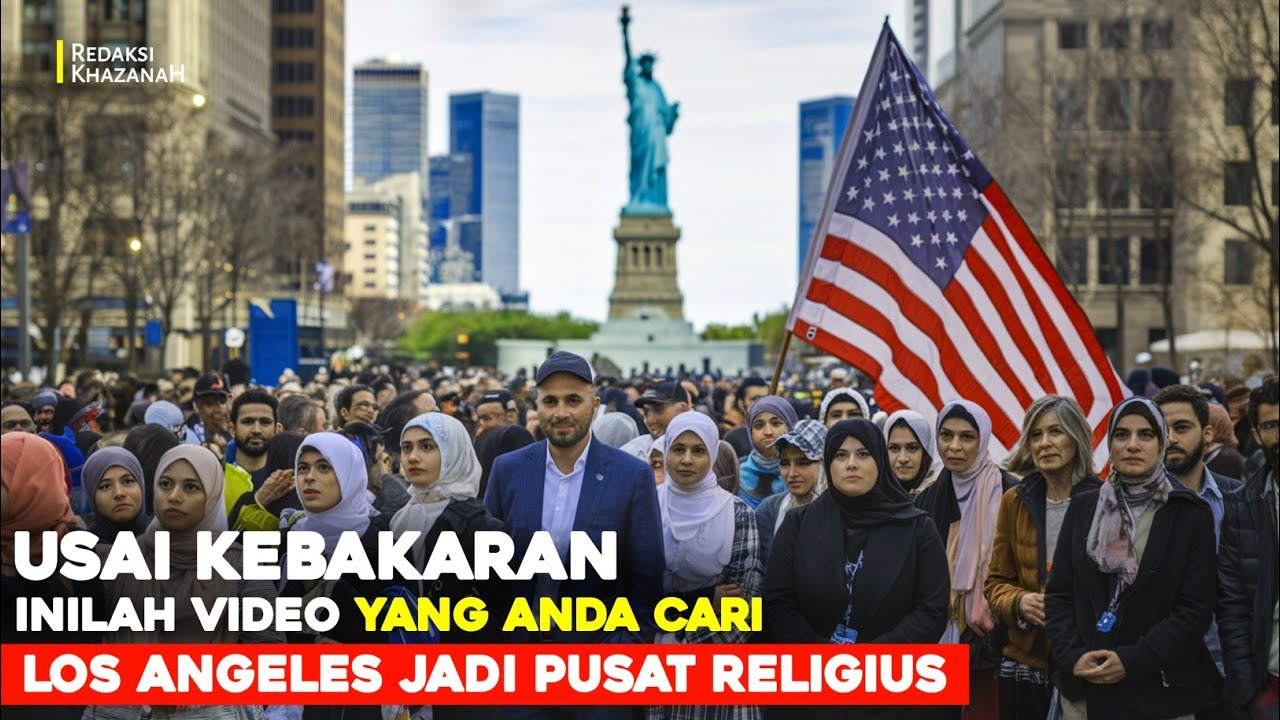 INILAH NEGERI ADIKUASA, LOS ANGELES JADI PUSAT RELIGIUS UMAT MUSLIM PERKEMBANGAN ISLAM DI AMERIKA