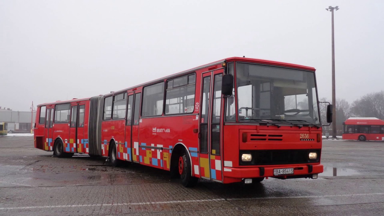Jízda Karosou B741,CNG Ev.č 2636 po vozovňe Jurajov dvor