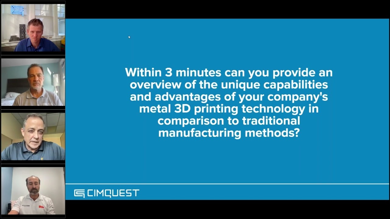 Revolutionizing Metal Additive Manufacturing: Desktop Metal, Meltio, and Xact Metal (Webinar)