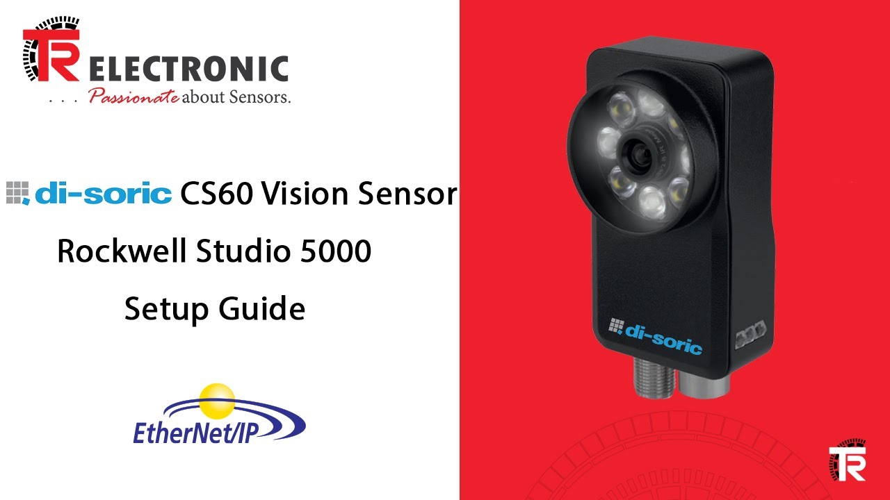 How to set up the di-soric EtherNet/IP CS-60 Vision Sensor