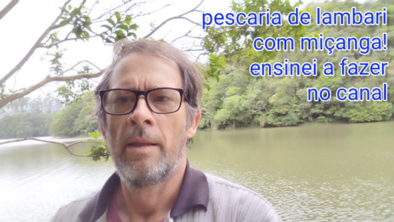 pescaria de lambari com miçanga ensinei a fazer no canal!