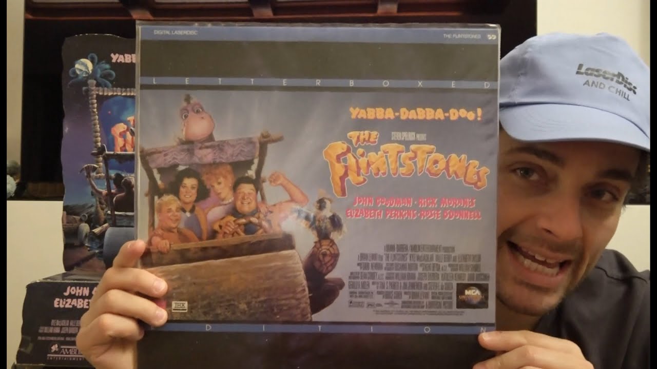 'The Flintstones' VHS-LaserDisc-DVD-Blu-ray comparison video