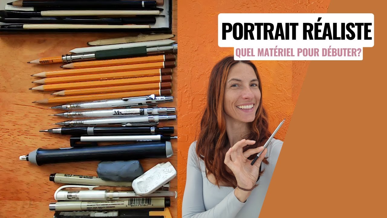 Portrait ultra-réaliste : quel matériel pour commencer à dessiner ?