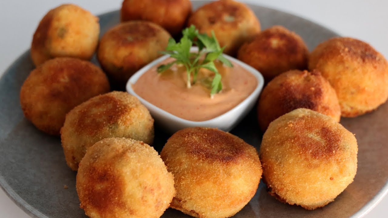 Fish and Potato Croquettes with Cheese