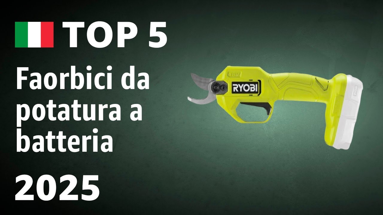 TOP—5. Migliori forbici da potatura a batteria 2025