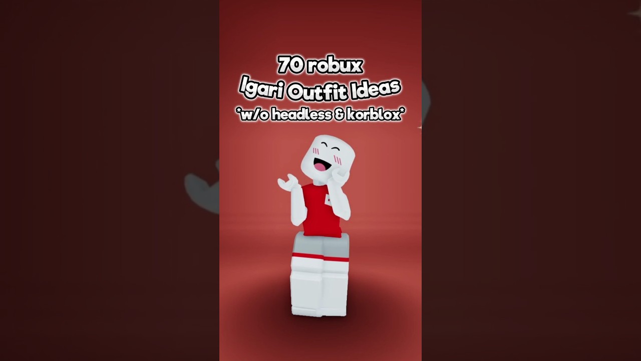 70 robux Igari outfit idea! #robloxdressup #roblox #kpop #robux #music #robloxedit #edit #fashion