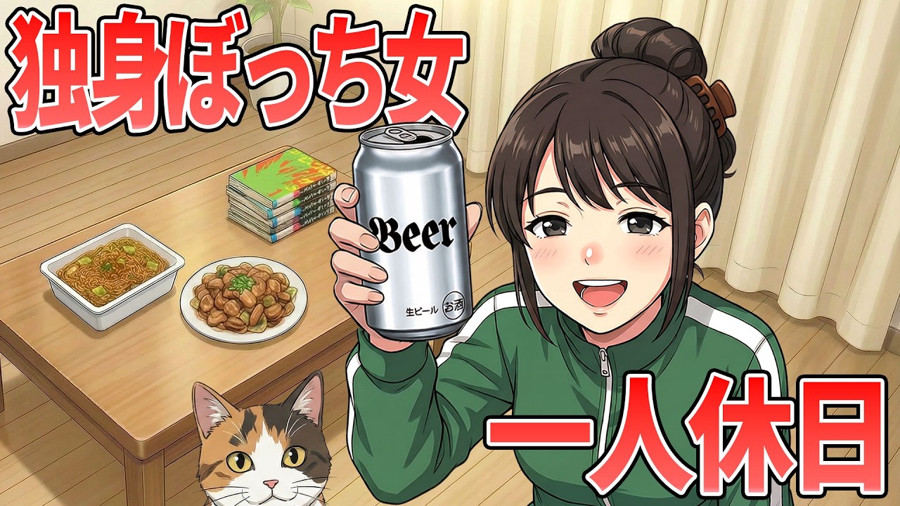 【漫画】30代独身女、最高の休日を過ごす！