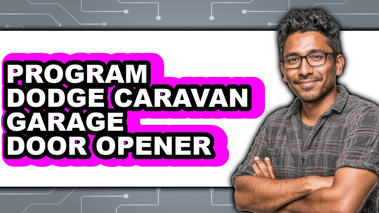 How to Program Dodge Caravan Garage Door Opener (UPDATED)