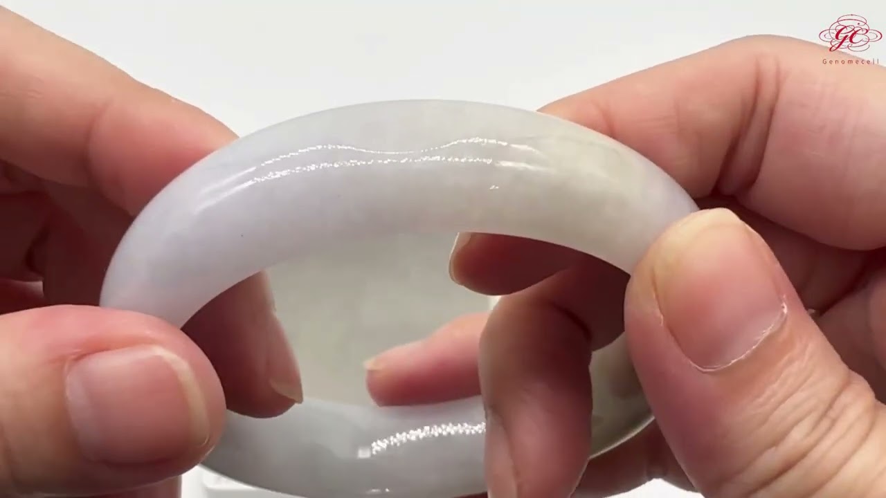 【肌容雪】天然緬甸A貨翡翠冰紫底平安鐲 編號369(鐲圍58.9mm#18.5號)附錦盒附鑑定證書