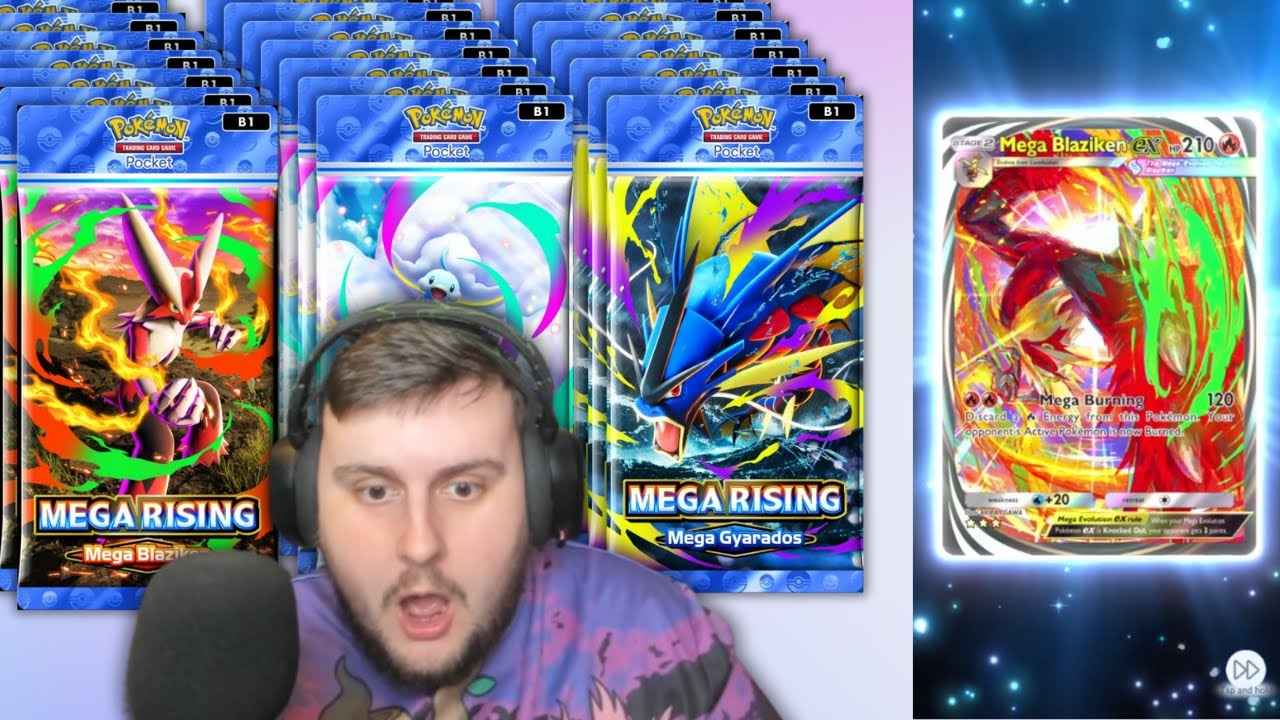 100+ PACKS OF MEGA RISING | Pokemon TCG Pocket