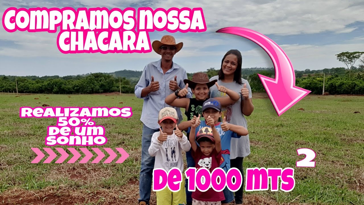 ✅COMPRAMOS NOSSA CHÁCARA DE 1000mt²|TOUR PELO TERRENO|REALIZAMOS 50%DO NOSSO SONHO🙏|LUGAR LINDO🤍💕