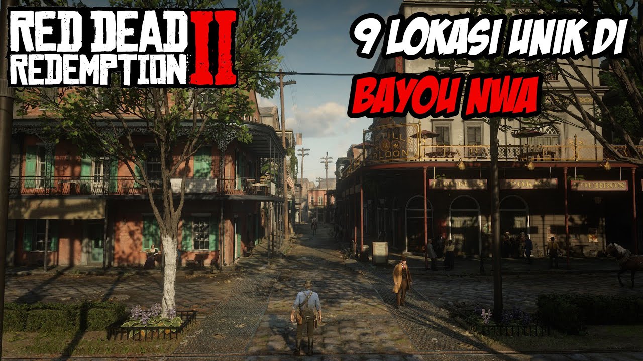 EKPLORASI MAP RDR2 | 9 LOKASI UNIK DI BAYOU NWA
