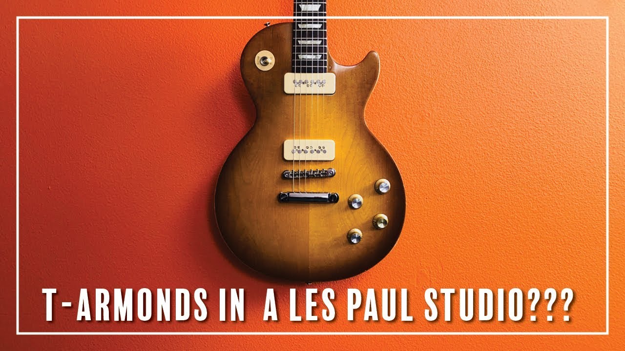 TV Jones T-Armond Guitar Pickups s in a Les Paul Studio