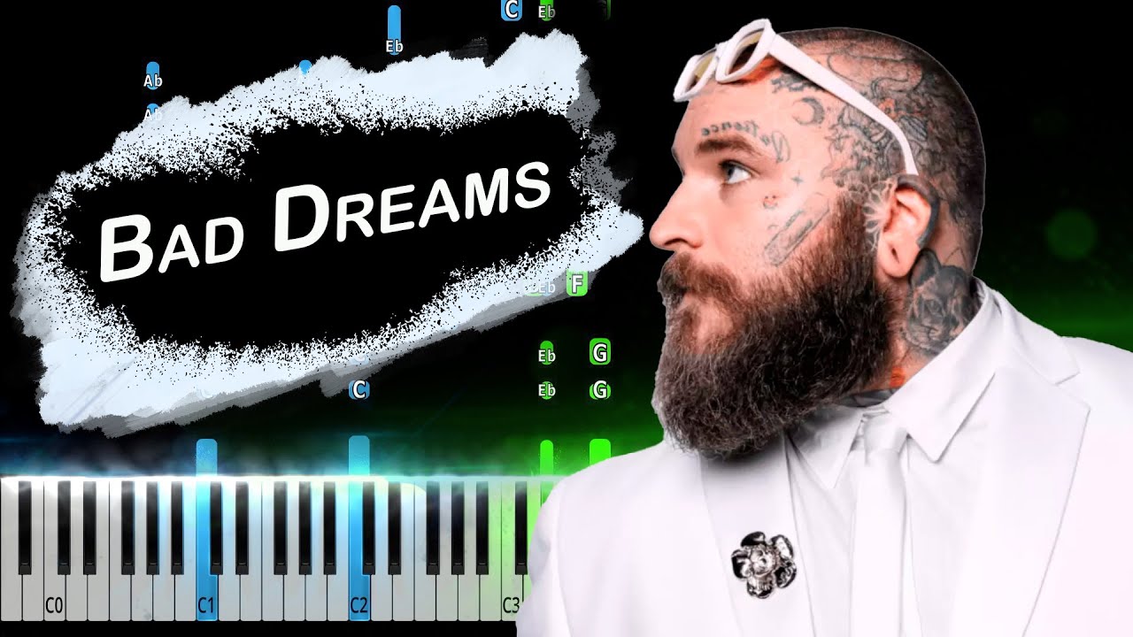 Teddy Swims - Bad Dreams Piano Tutorial